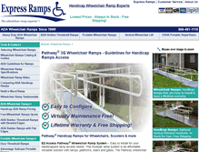 Tablet Screenshot of modular-wheelchair-ramps.com